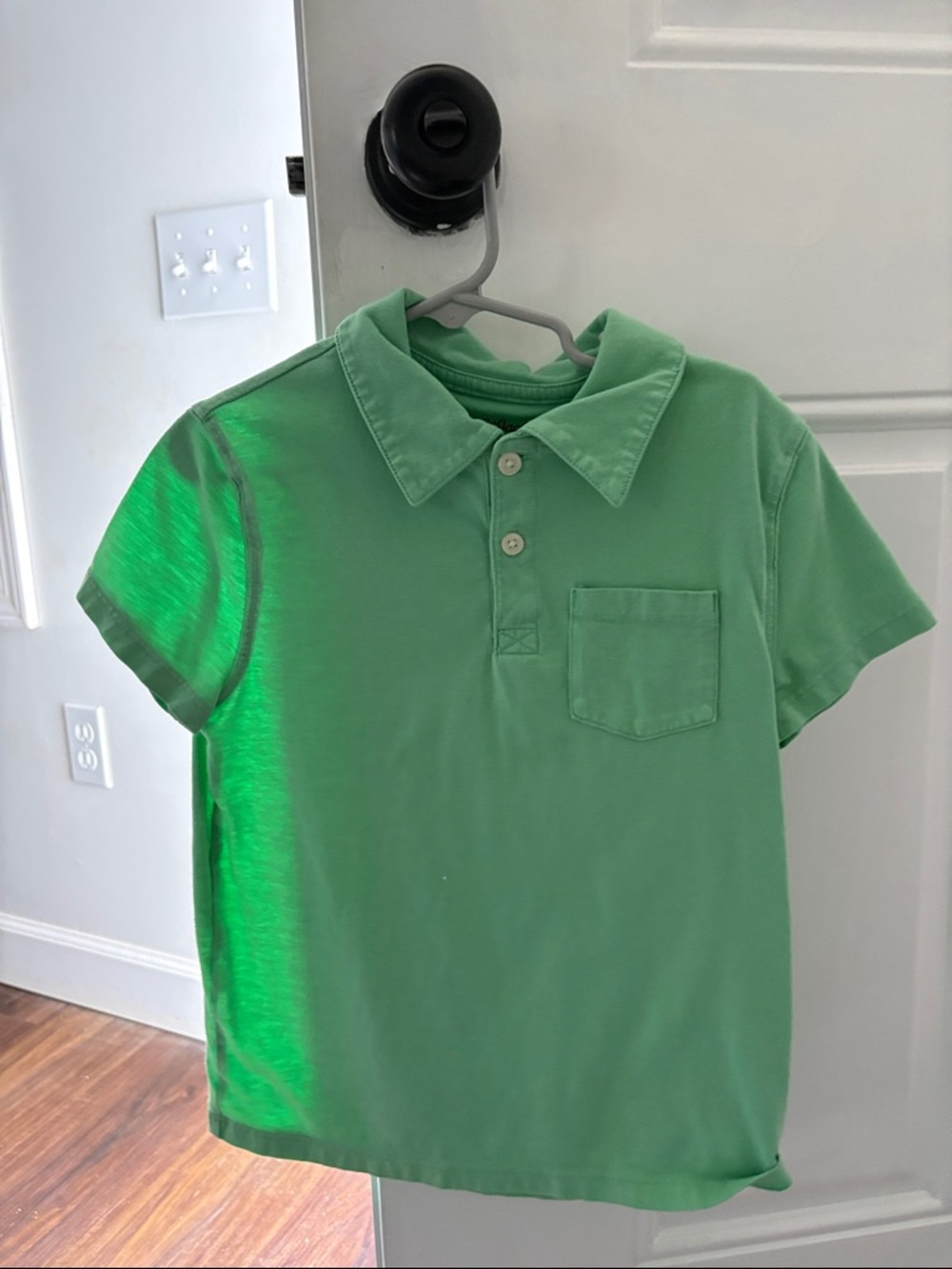 Cat & Jack Mint Green Short Sleeve Pocket Polo